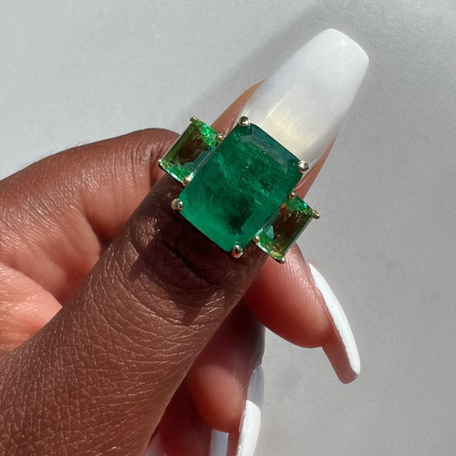 Kylie Emerald Ring